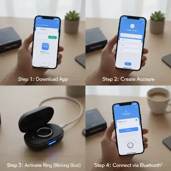 RingConn Smart Ring Setup