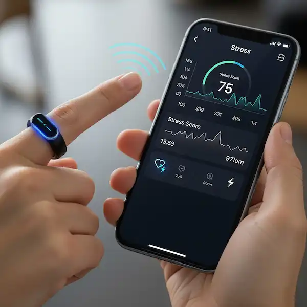 Smart Ring to Measure Stress