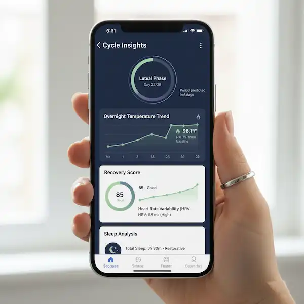 Smart ring fertility tracking